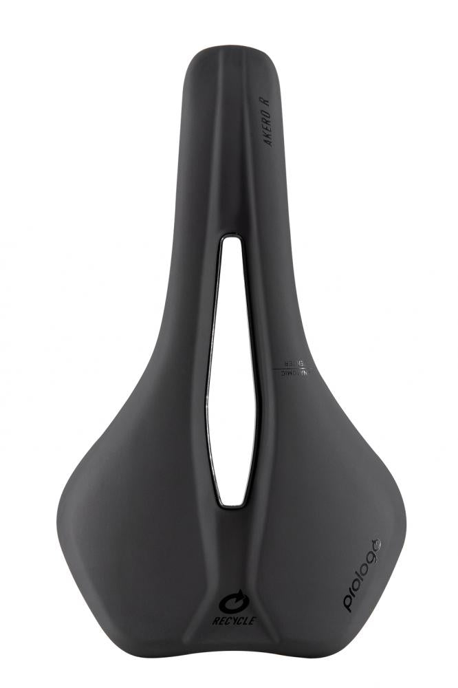 Prologo Akero R PAS Fahrradsattel 150 mm Schwarz - Ergonomischer Komfort für Road und Allroad