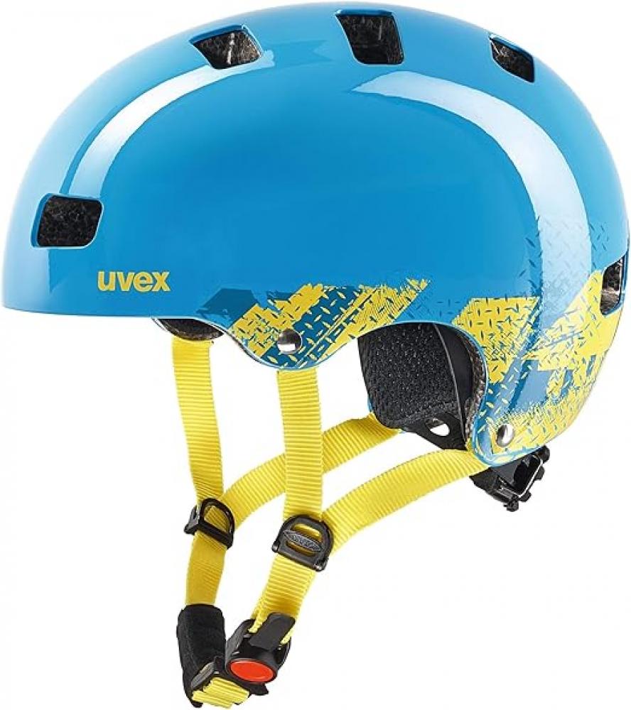 UVEX Kid 3 Kinder-Fahrradhelm, Hartschale, 10 Belüftungsöffnungen, IAS-Größenanpassung, monomatic Verschluss, Größe 51-55 cm, Farbe: …