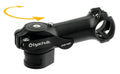 by,schulz Vorbau Twist SDS 115 mm Ø 31,8 mm schwarz - platzsparender Fahrradvorbau mit Verdreh-Funktion