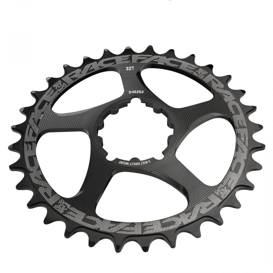 Race Face SRAM 3-bolt Direct Mount Kettenblatt 32 Z., 52 mm, schwarz - präziser Antrieb