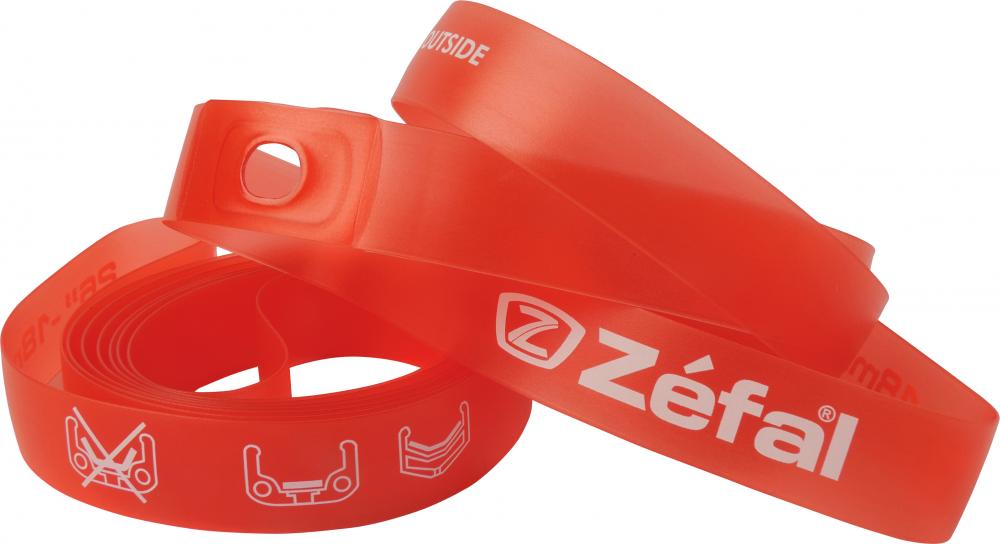 Zéfal Felgenband PVC-Soft 18 mm 26" 18 Rot - hochdruckresistenter Felgenschutz