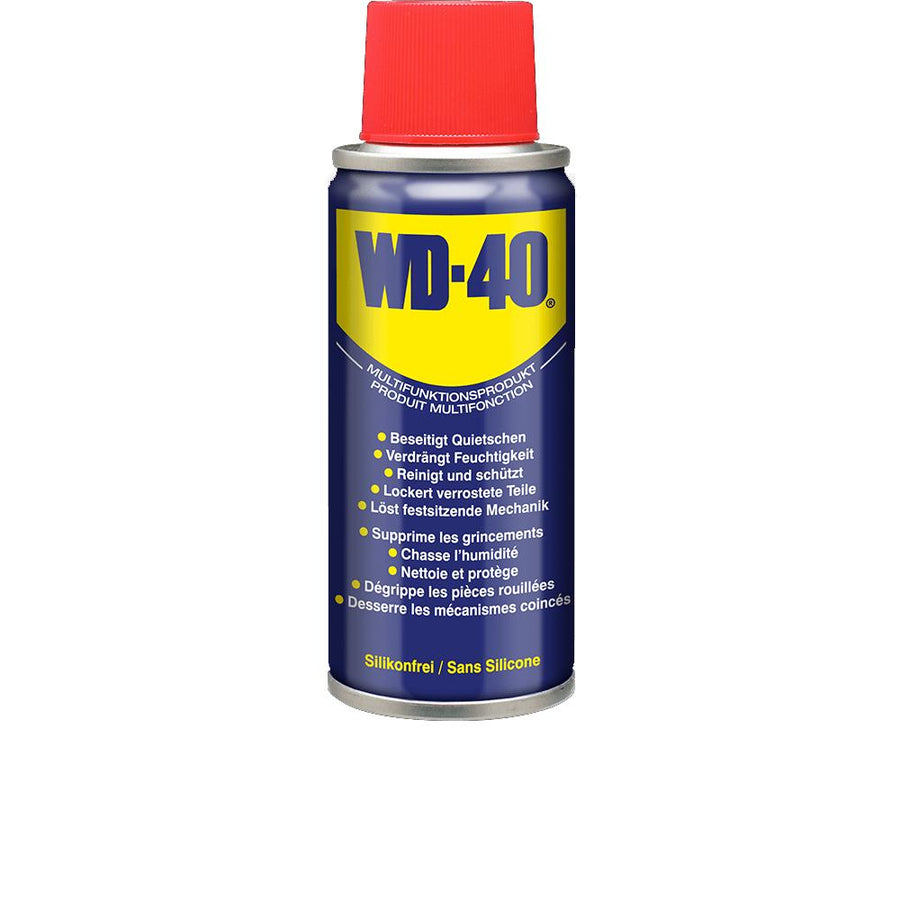 WD-40 Classic 100 ml Multifunktionsspray für die Fahrradpflege zur Schmierung, Rostlösung und zum Schutz.