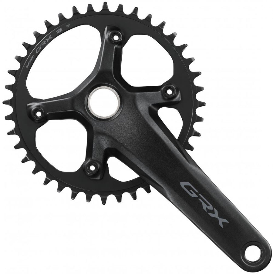 SHIMANO Kurbelgarnitur GRX FC-RX610-1 170 mm 40 Zähne - robustes 1-fach Gravel-Antriebssystem