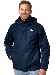 Valkental Jacke 3in1 Smart Jacket wasserdichte Jacke mit Fleece Zipp-In Herren 5 XL dunkelblau