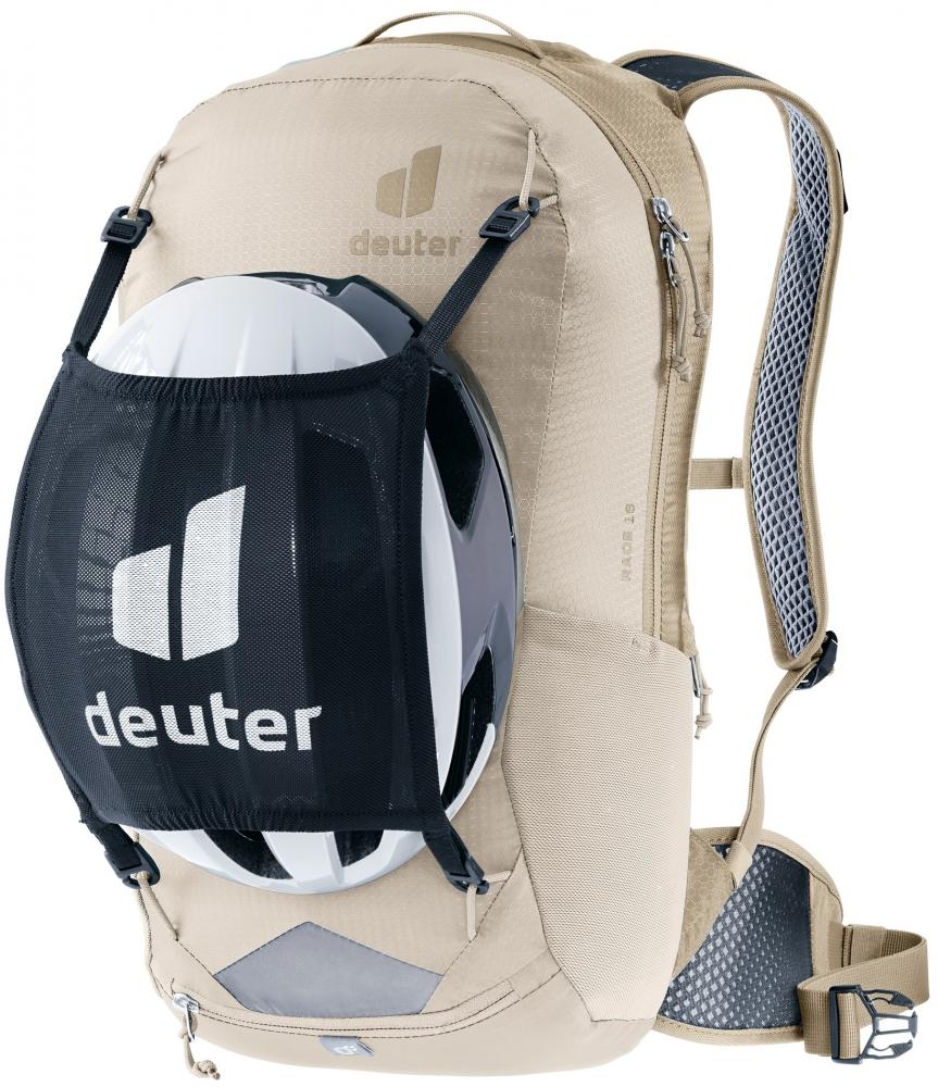Deuter Race 16 Fahrradrucksack 16 Liter Alu-Greystone - Leichter Mountainbike-Rucksack mit Airstripes