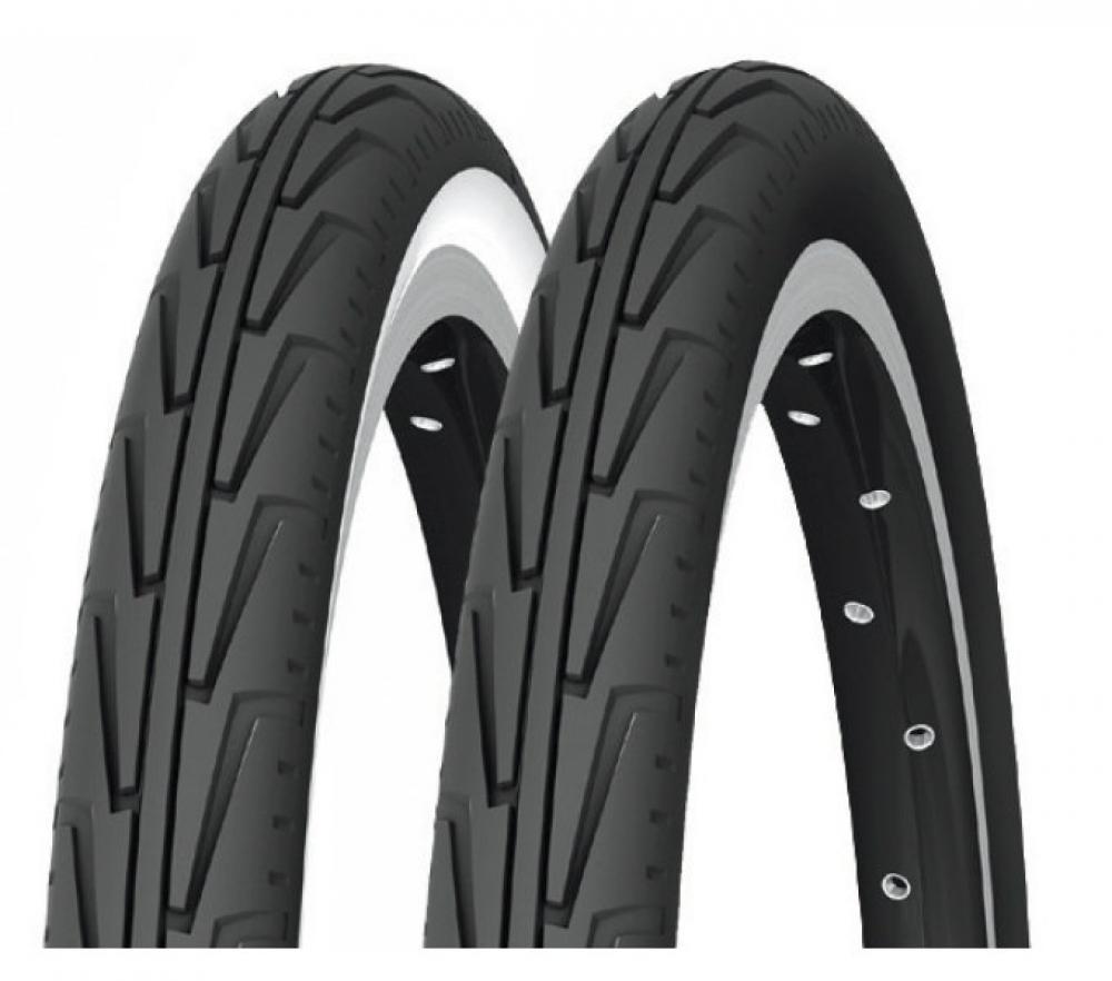 Michelin Reifen City'J Access Line 14x1.45" 37-340 schwarz/weiß Draht"
