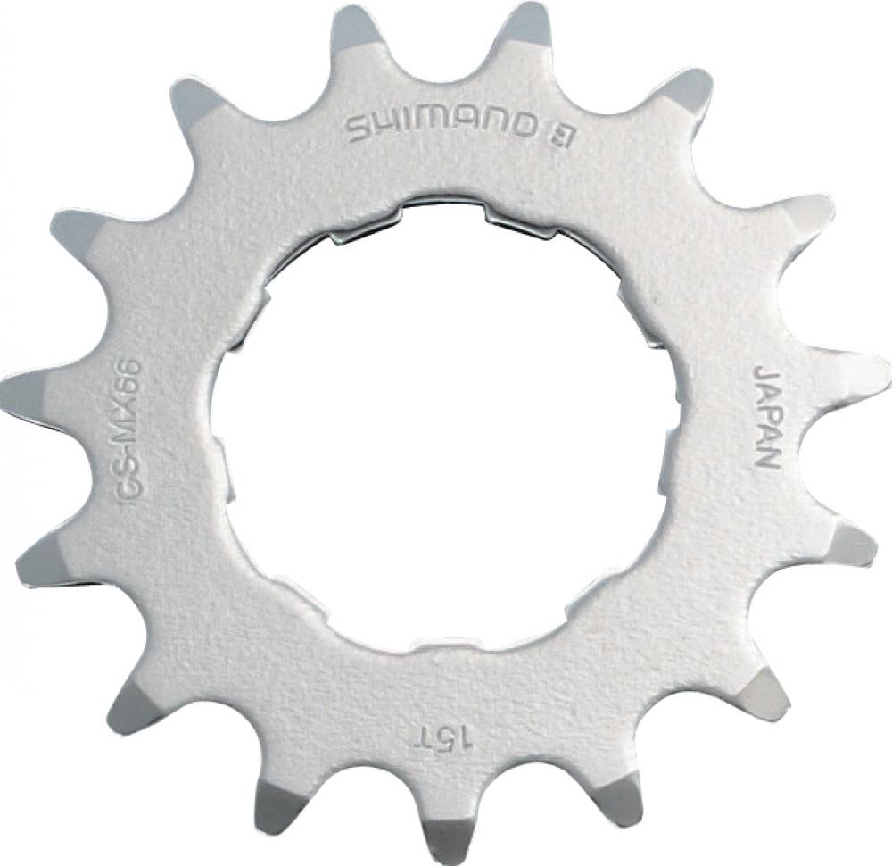 SHIMANO Ritzel DXR 15Z - 15 Zähne, Single-Speed BMX/MTB Ritzel