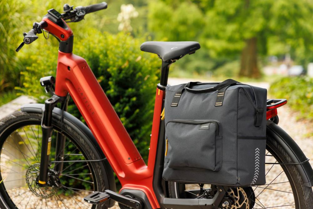New Looxs Radtasche Tulum Camella Black 24 l Black - praktische Einkaufstasche fürs Fahrrad