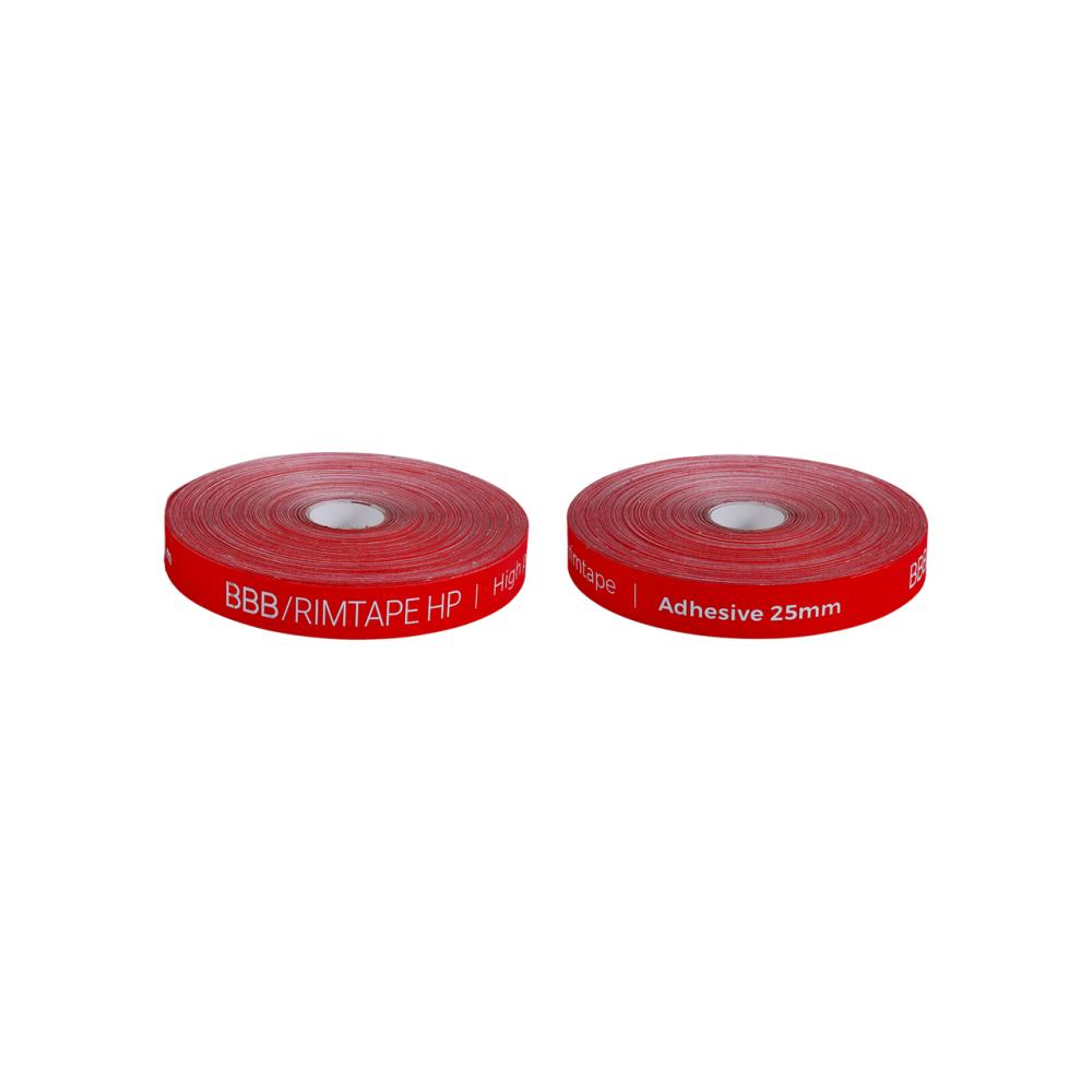 BBB Cycling BBB Felgenband HP 45mtr. 700Cx25mm 25 mm rot - sicheres Hochdruck-Felgenband