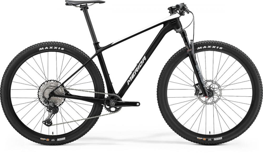 Merida BIG.NINE XT HP3 XL (21) Schwarz/Weiß - leichtes 29" Carbon-Hardtail für sportliche Trails
