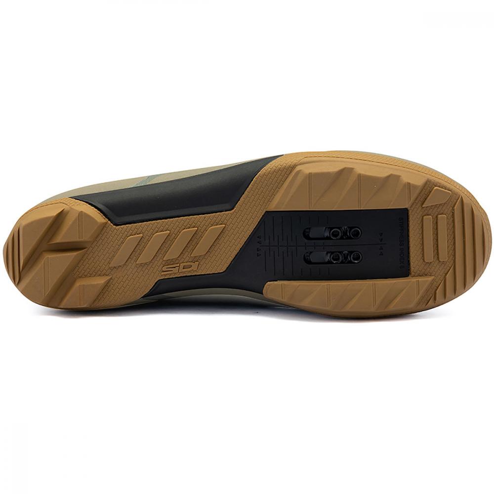 SIDI Asper Laces Gravel-Schuhe Military Gr. 44 - Microtech, GR1NC-Sohle, Millenium Fit, Komfort & Grip
