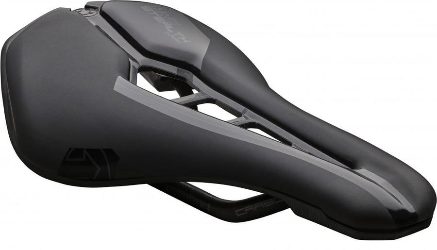 PRO Fahrradsattel Stealth Curved Team 152 Schwarz - aerodynamischer Rennradsattel
