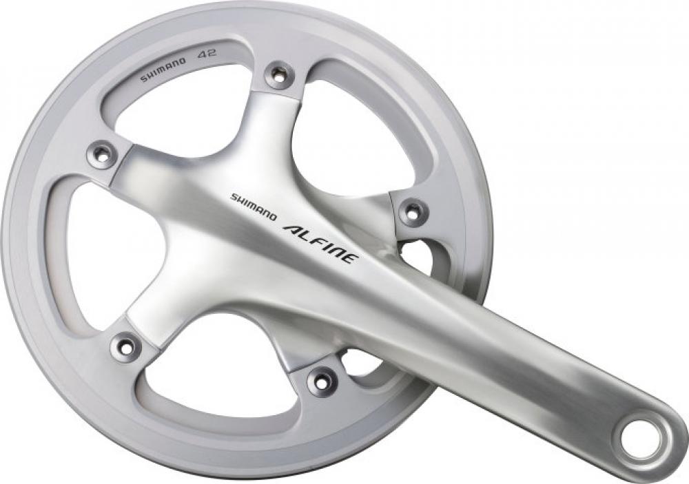 Kurbelgarnitur Alfine Fc-s501 - 42 Zähne, Silber