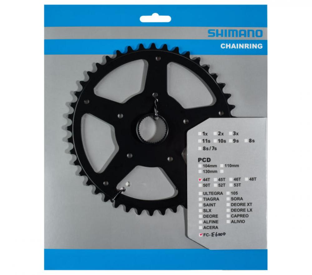 Shimano E-Bike Kettenblatt 44Z Steps FC-E6000 SM-CRE60 - effiziente Antriebs-Performance