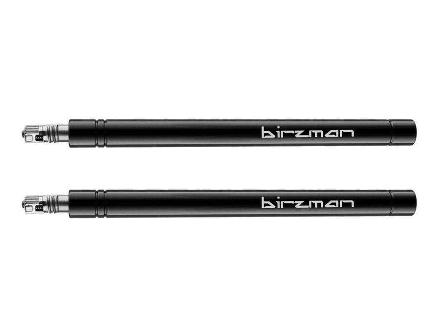 Birzman 2x Ventilverlängerung mit Ventilkern schwarz 80mm