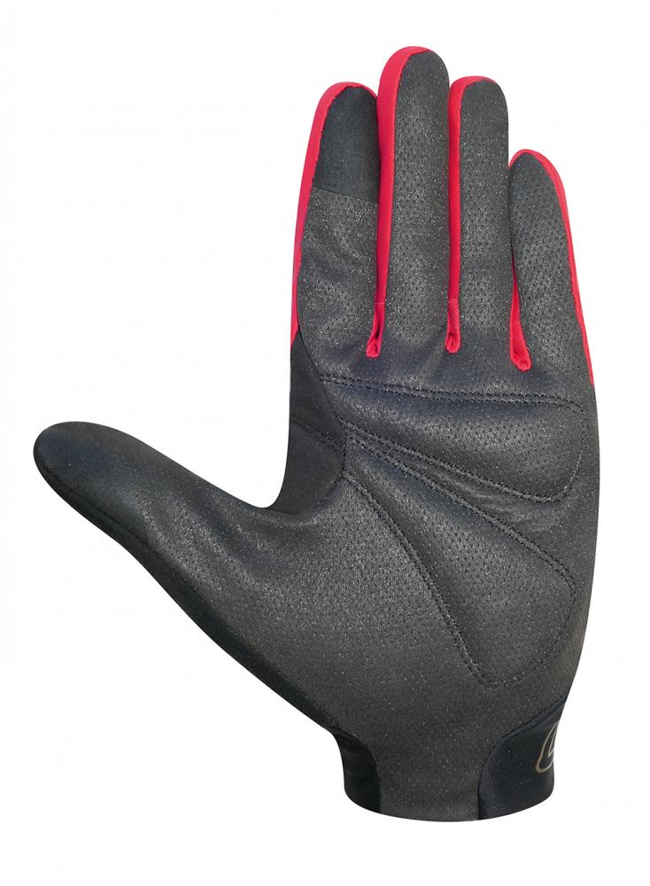 CHIBA Infinity - Radhandschuhe schwarz/rot, leicht & atmungsaktiv, Größe L
