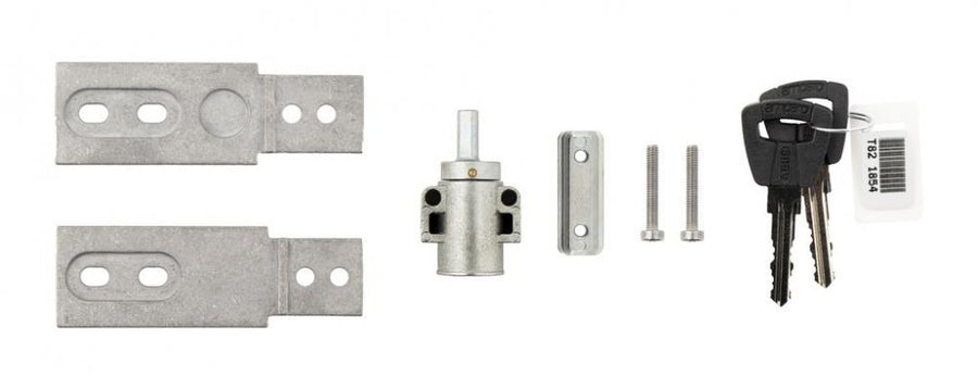 Winora Batterie Assy Set eCRP LFS BES3 Batterieschloss, vodere/hinter Halterung