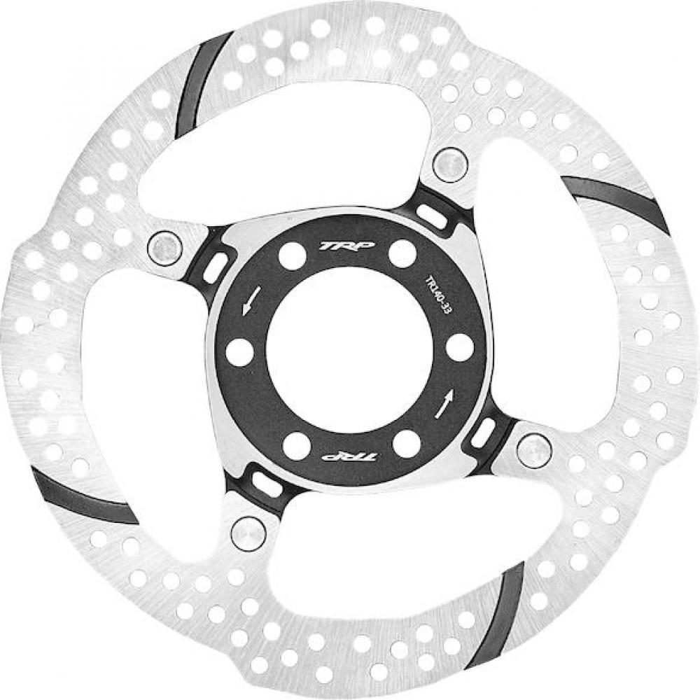 TRP Bremsscheibe TR-33 6-Loch Ø 140 mm Silber/Schwarz - Leicht & robust