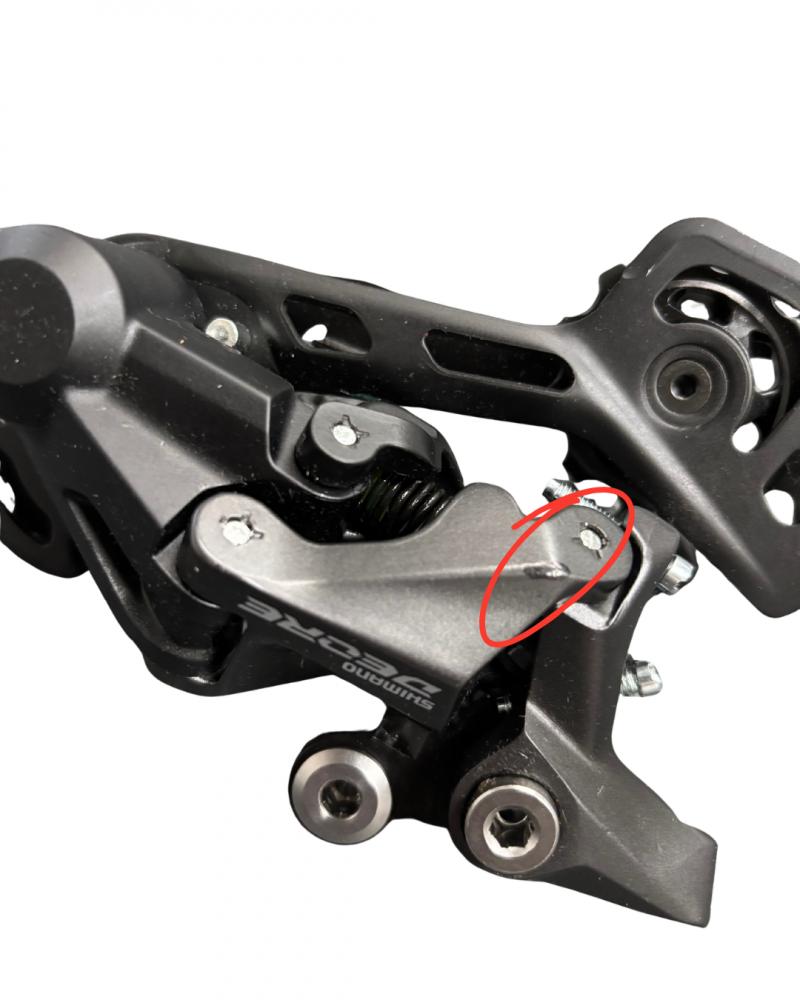 Retoure: Shimano, Schaltwerk, DEORE, RD-M4120 SHADOW PLUS, SGS 10/11-fach, Top normal (Standard), lang, mit Schalter für härtere Federvorspannung, direct mount, direct attachment