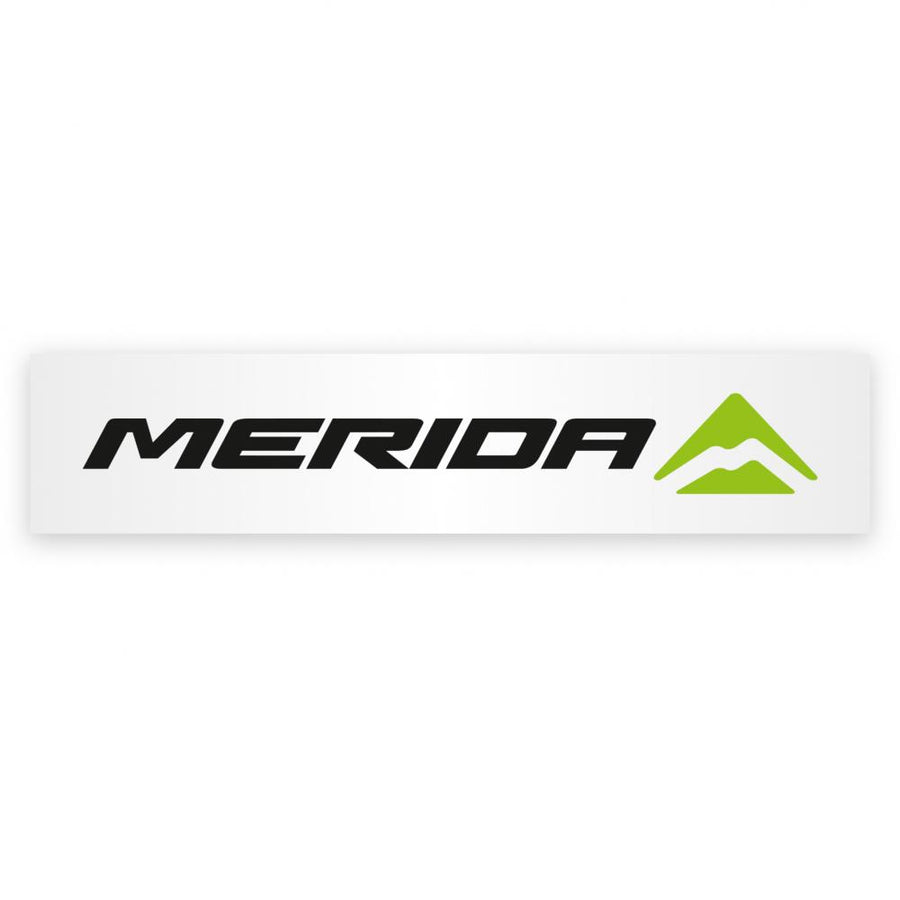 Merida Aufkleber MERIDA Logo transparent 70 x 15 mm Transparent - dezente Markenakzentuierung