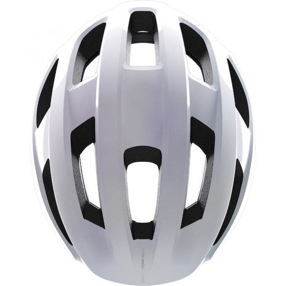 Limar Air Stratos Opal White Silver L Weiß/Silber - leichter All-Terrain-Fahrradhelm mit Top-Belüftung