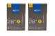 Schwalbe 2x Schlauch SV20 extra lang (18/25-622/630) - 28 Zoll