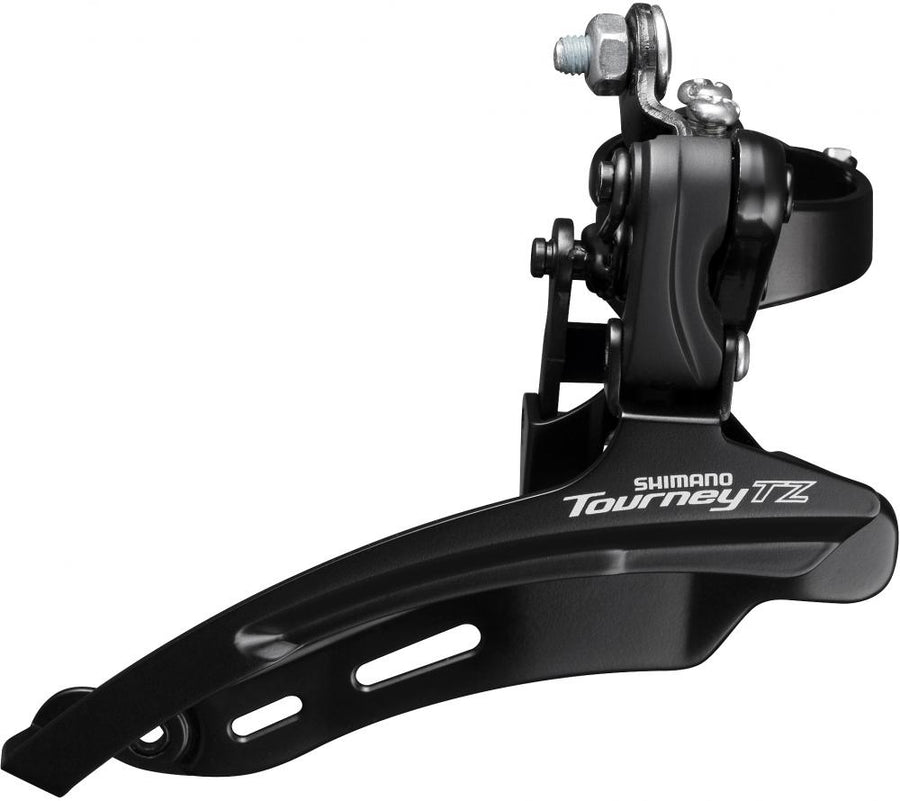 SHIMANO Umwerfer TOURNEY TZ FD-TZ500 3-fach MTB/Trekking - zuverlässige Schaltperformance für Einsteiger