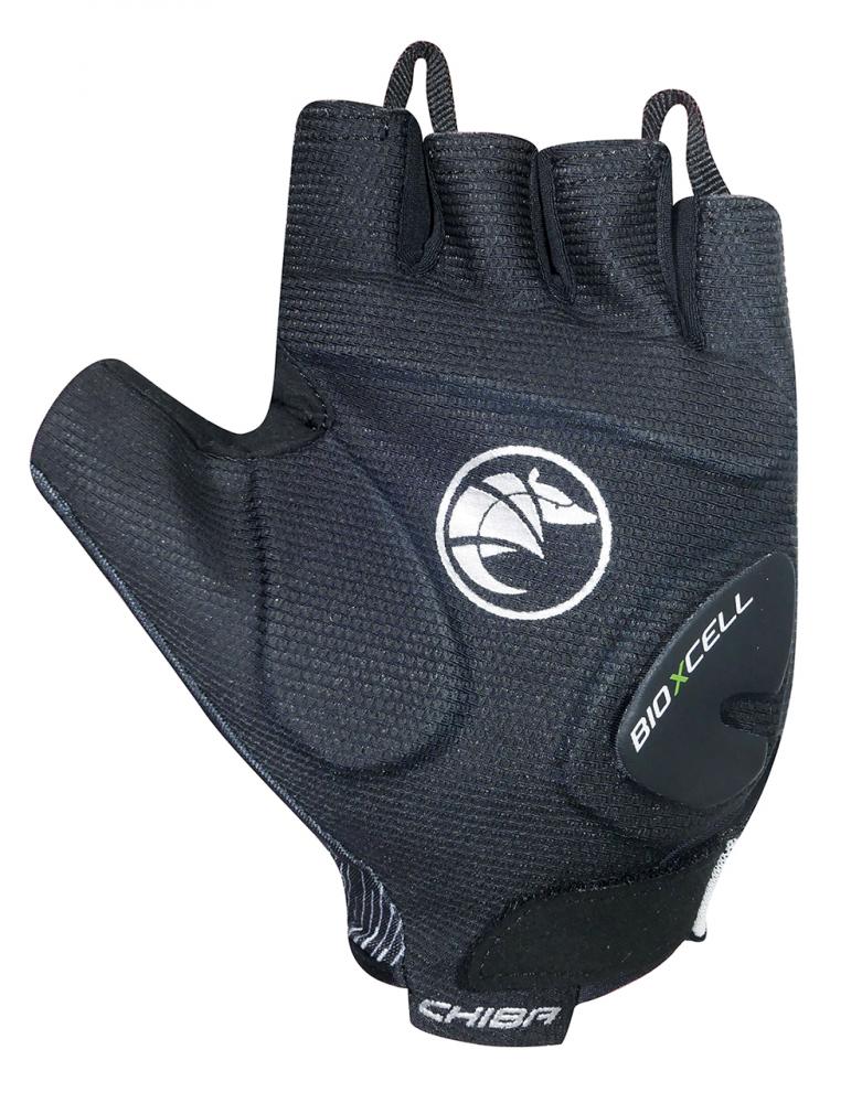 CHIBA BioXCell Tan Through Kurzfingerhandschuhe L weiß/schwarz