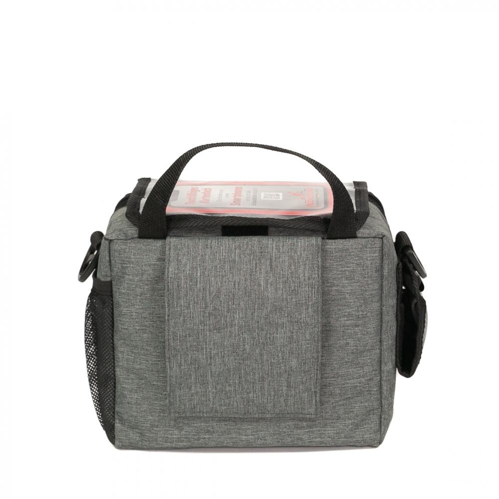 Haberland Lenkertasche 6l Bottle grau - praktische Fahrrad-Lenkerbag mit KLICKfix