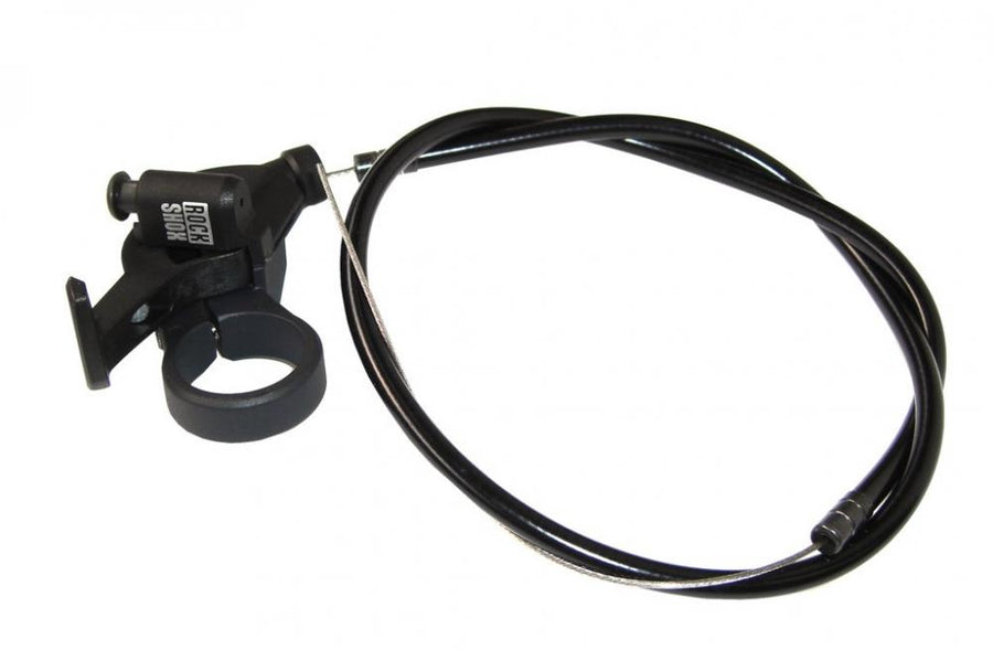 RockShox AM PopLoc Remote-Hebel links, inkl. Kabel, schwarz