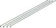 Exal SPEICHE 2MM,GLATT,SILB,276MM,100ST - 2 mm x 276 mm Speichenset für stabile Laufräder