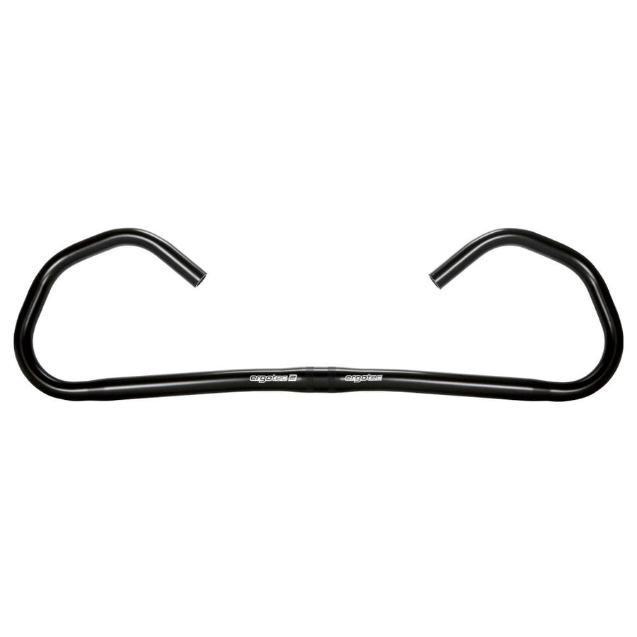 Ergotec Hornbar Comfort Multifunktionslenker, schwarz, Alu, 25,4/565mm, 3 Griffpositionen.