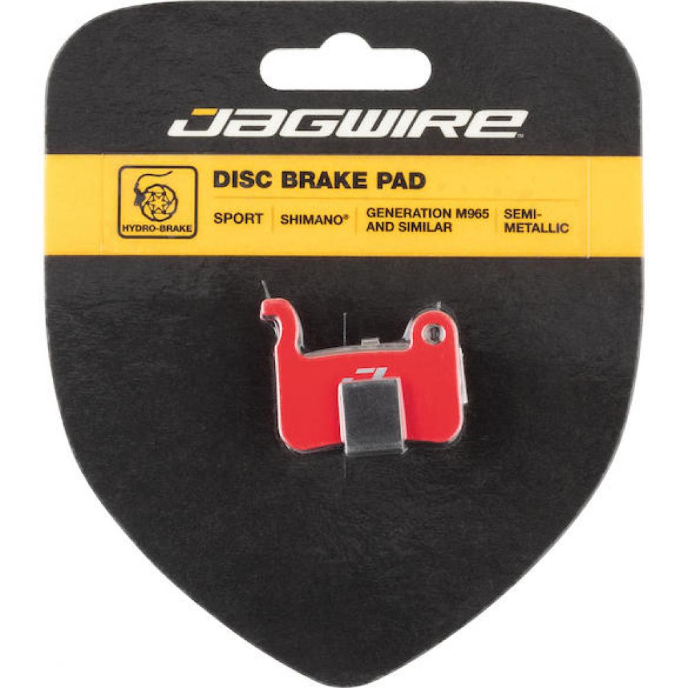 Jagwire Bremsbeläge Disc Sport Semi-Metallic Shimano/Tektro Rot - Langlebig & Geräuscharm