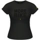 Merida T-Shirt Lady MORE BIKE Edition L Schwarz - komfortables Bike-Lifestyle-Shirt