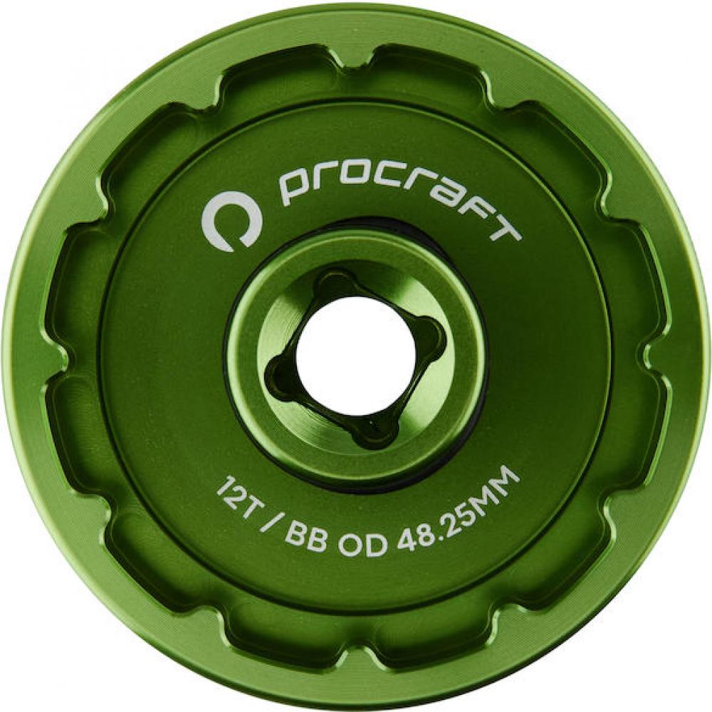 Procraft Werkzeug BB Dual-Side Ultimate EXT-48 Grün - präzises Innenlagerwerkzeug