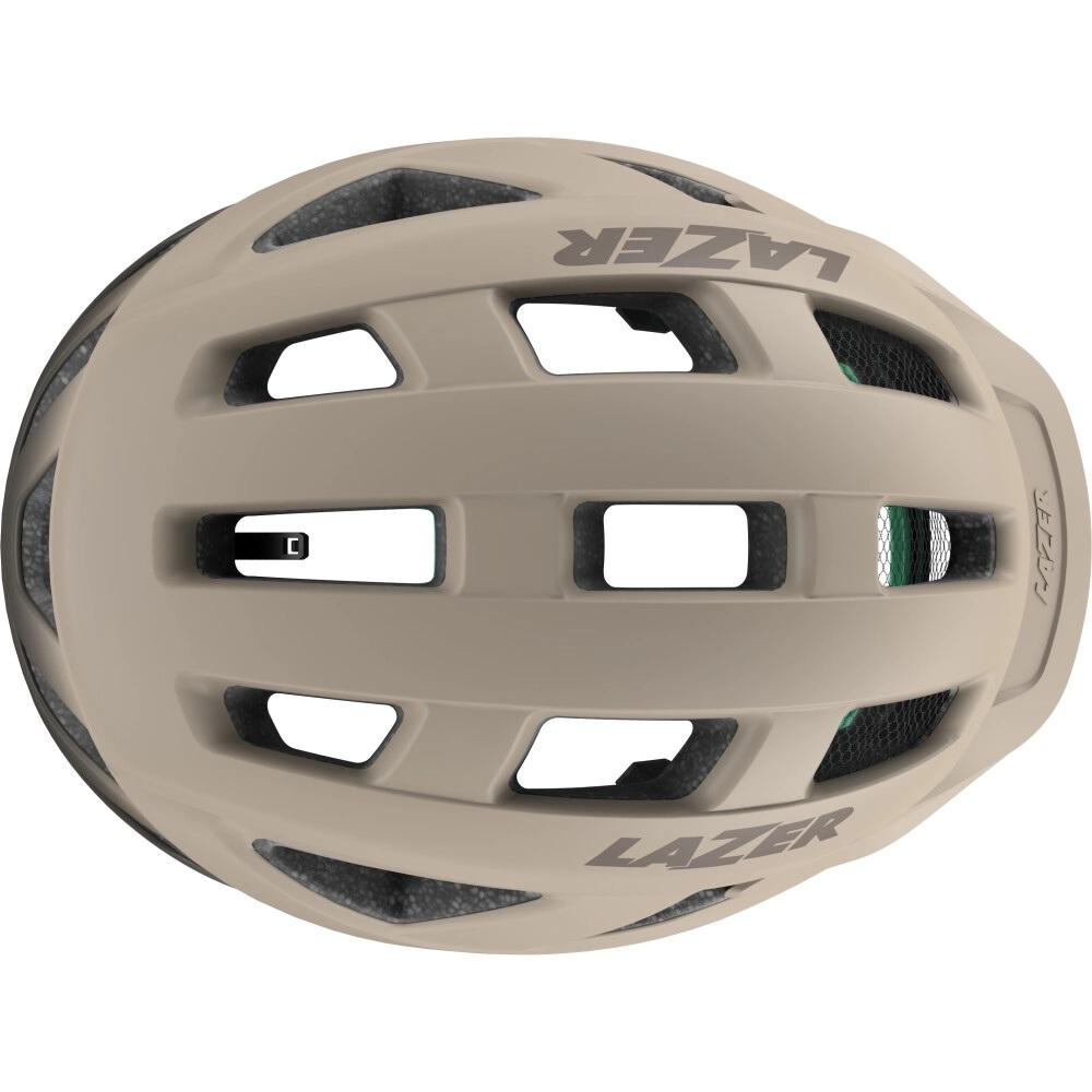 LAZER Helm Cerro KinetiCore Freizeit matt taupe M (55-59 cm) - sicher & komfortabel