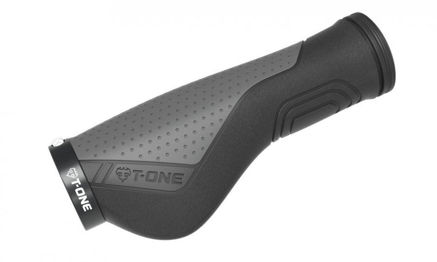 T-One Griffe Ripple Ergo schwarz/grau 130mm 1x Schraubensicherung