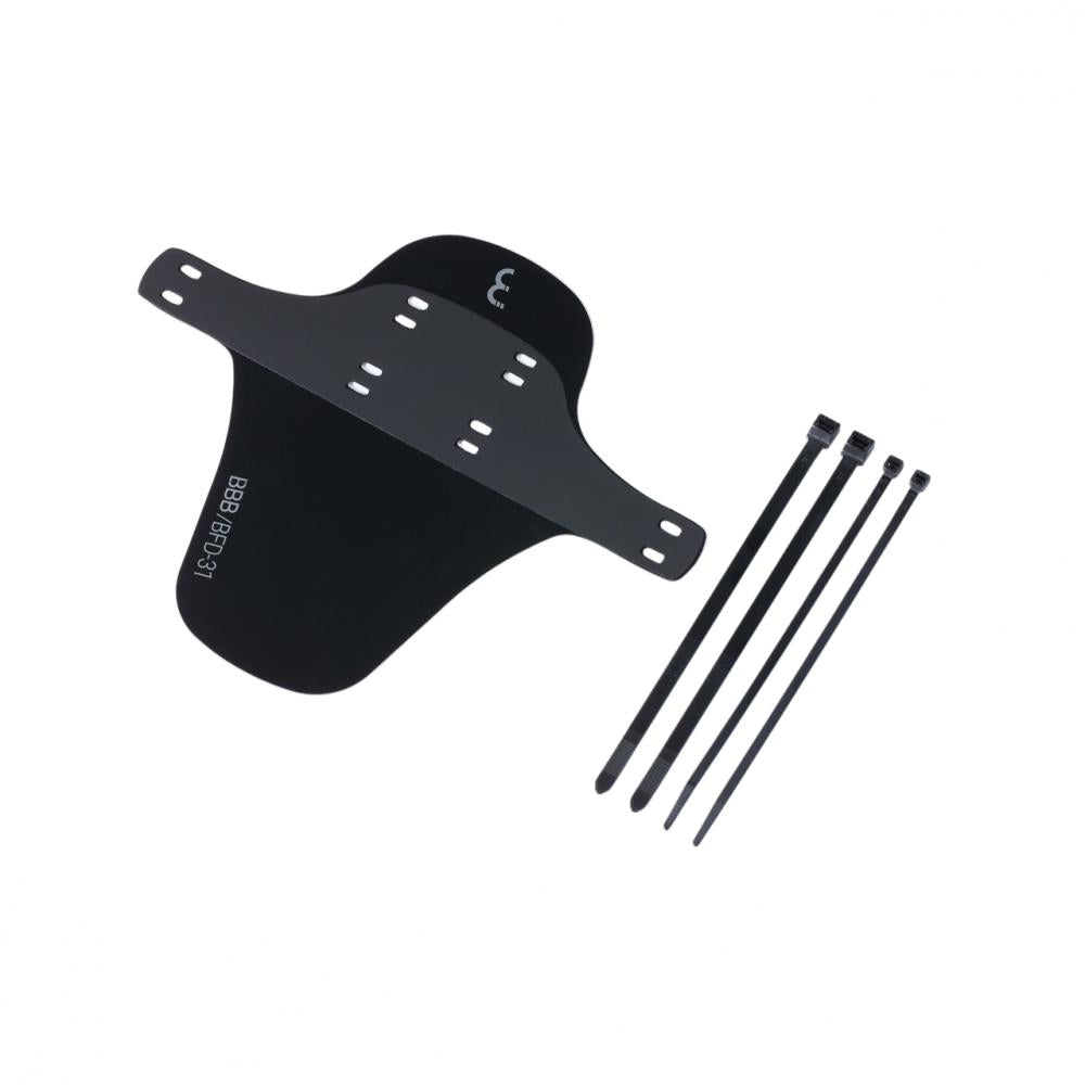 BBB Cycling BBB Vorder/Hinterradschutzblech FlexFender [Universalgröße] schwarz - leichter Spritzschutz für Vorder- und Hinterrad