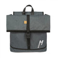 Haberland Einzeltasche Melan I 4 nature anthrazit/reflex - nachhaltige Gepäckträgertasche neueste Version