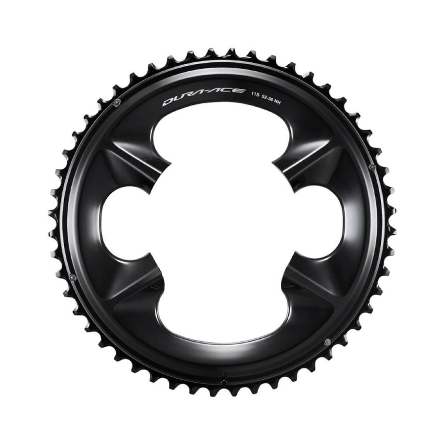 SHIMANO Kettenblatt DURA-ACE FC-09/FC-R9200-PX, 52Z, 11-fach - maximale Schaltperformance