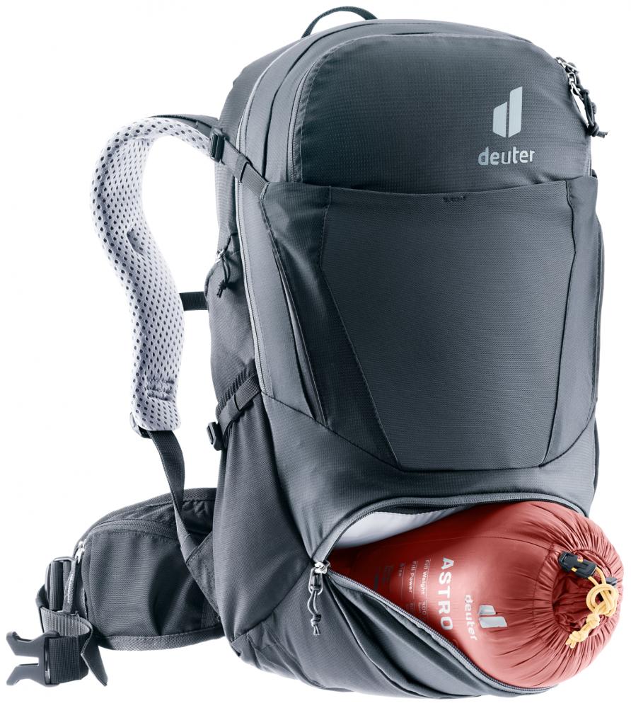 Deuter Trans Alpine 28 SL Fahrradrucksack Damen 28L Schwarz - Ergonomisch für Touren