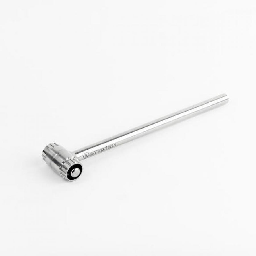 Abbey Tools Kassettenabzieher Crombie zweiseitig für Steckachse Silber - schneller Kassettenwechsel