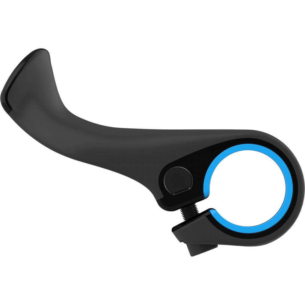 SQlab Innerbarends 411 2.0 BLK/BLK - Ergonomische Lenkeraufsätze für MTB und Trekking - Lenkeraufsatz
