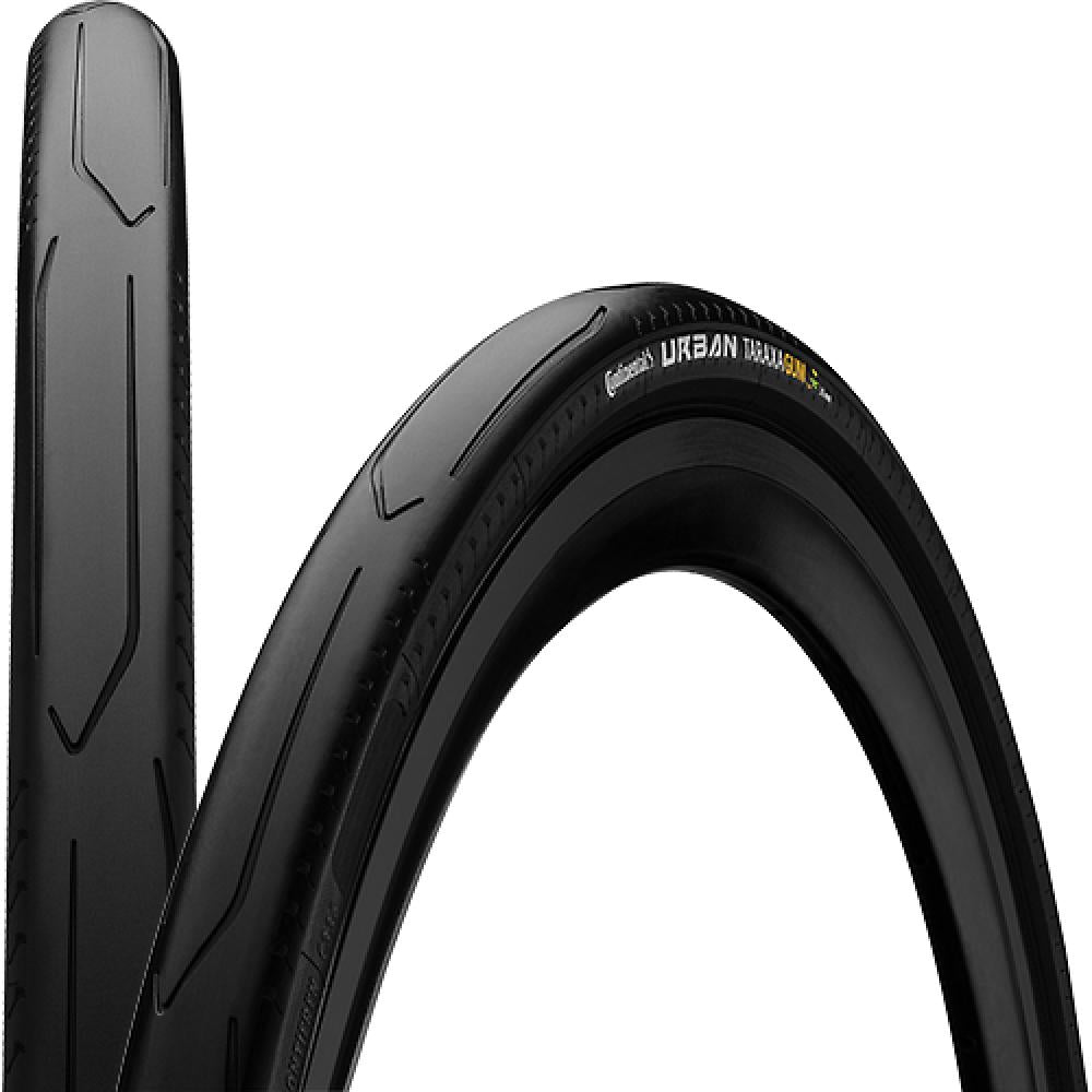 Continental TaraxaGum Urban falt 35-622 (700x35C) schwarz-reflex - urbaner Performance-Reifen