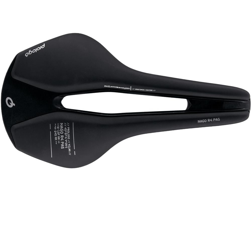 Prologo Nago R4 PAS Sattel 245x137mm Schwarz - Nanocarbonfasern