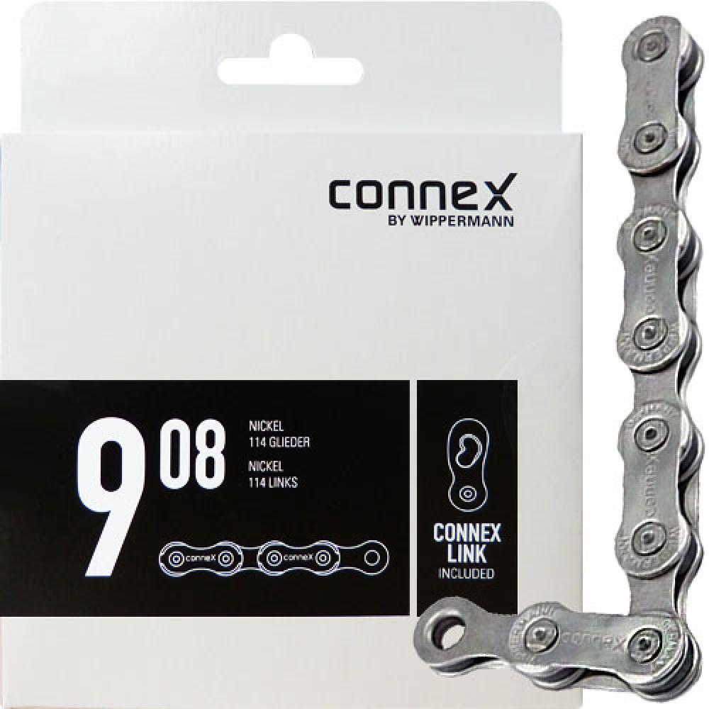 Connex Wippermann Kette 908 1/2\" x 11/128\" 114 Glieder 6,6mm 9-fach