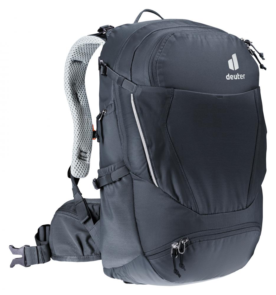Deuter Trans Alpine 22 SL Fahrradrucksack 22L Schwarz - Damen-Mehrtagesrucksack für alpine Touren & MTB
