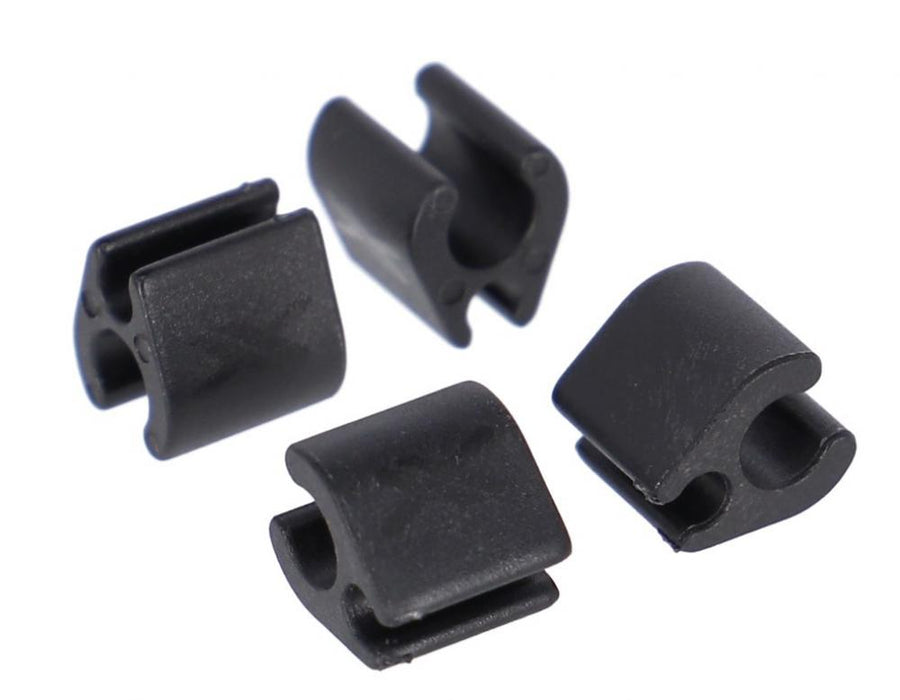 XLC Kabelclip für Di2 BR-X118 Ø2,5mm Kabel, Ø5mm Aussenhülle 30er Set
