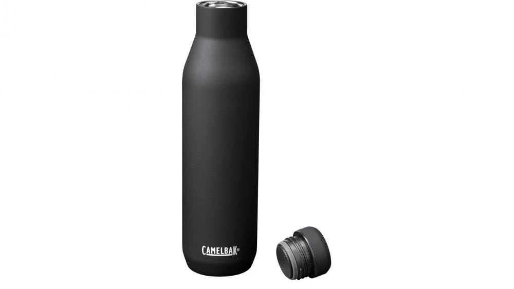 CAMELBAK Bottle SST Vacuum Insulated - 750 ml Edelstahl-Thermoflasche, doppelwandig vakuumisoliert (25 h heiß/35 h kalt), pulverbeschichtet, BPA-frei, tropfsicher - Schwarz