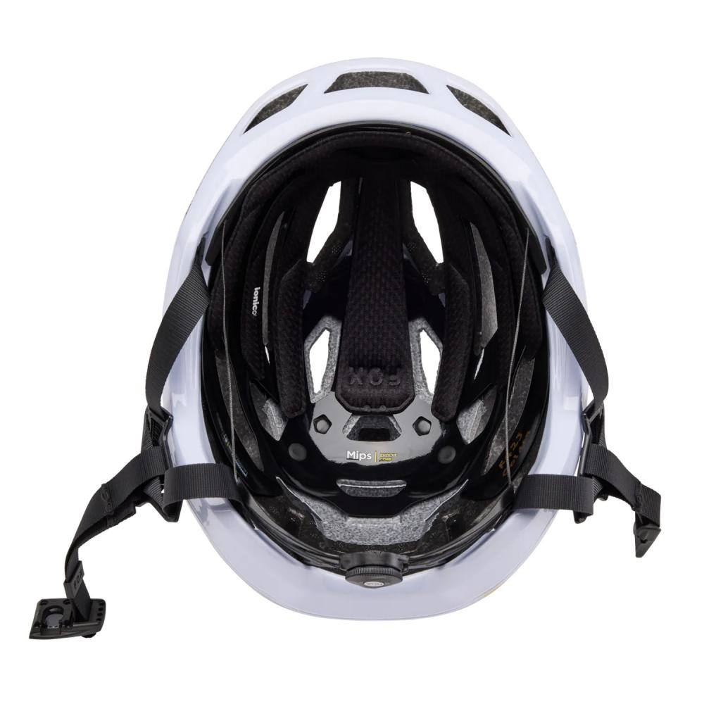 FOX Crossframe Pro Solids MTB-Helm White S 51-55 cm Mips